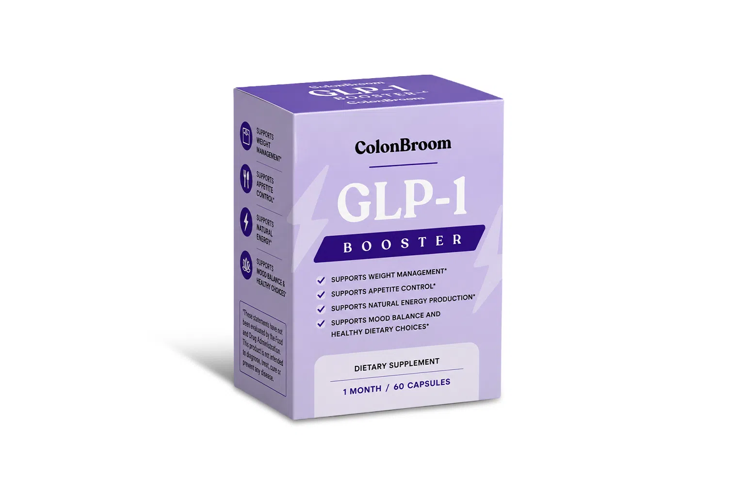 ColonBroom GLP-1 Weight Management Supplement Gluten-Free Diet Capsules product image