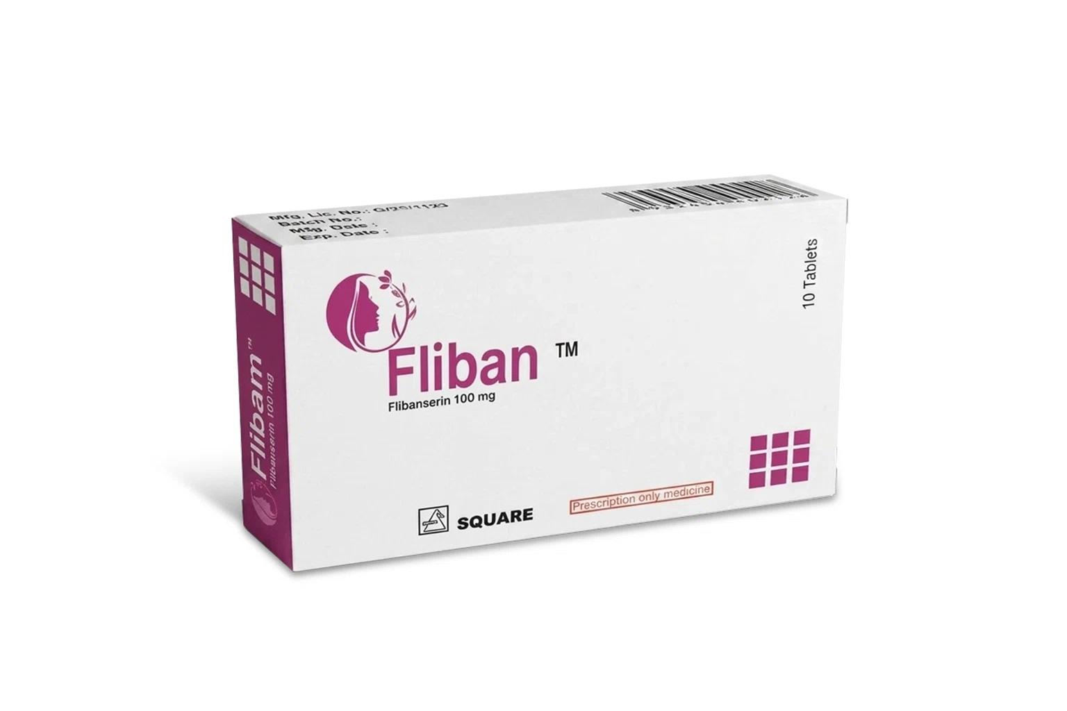 Fliban 100 Mg Tablets product image