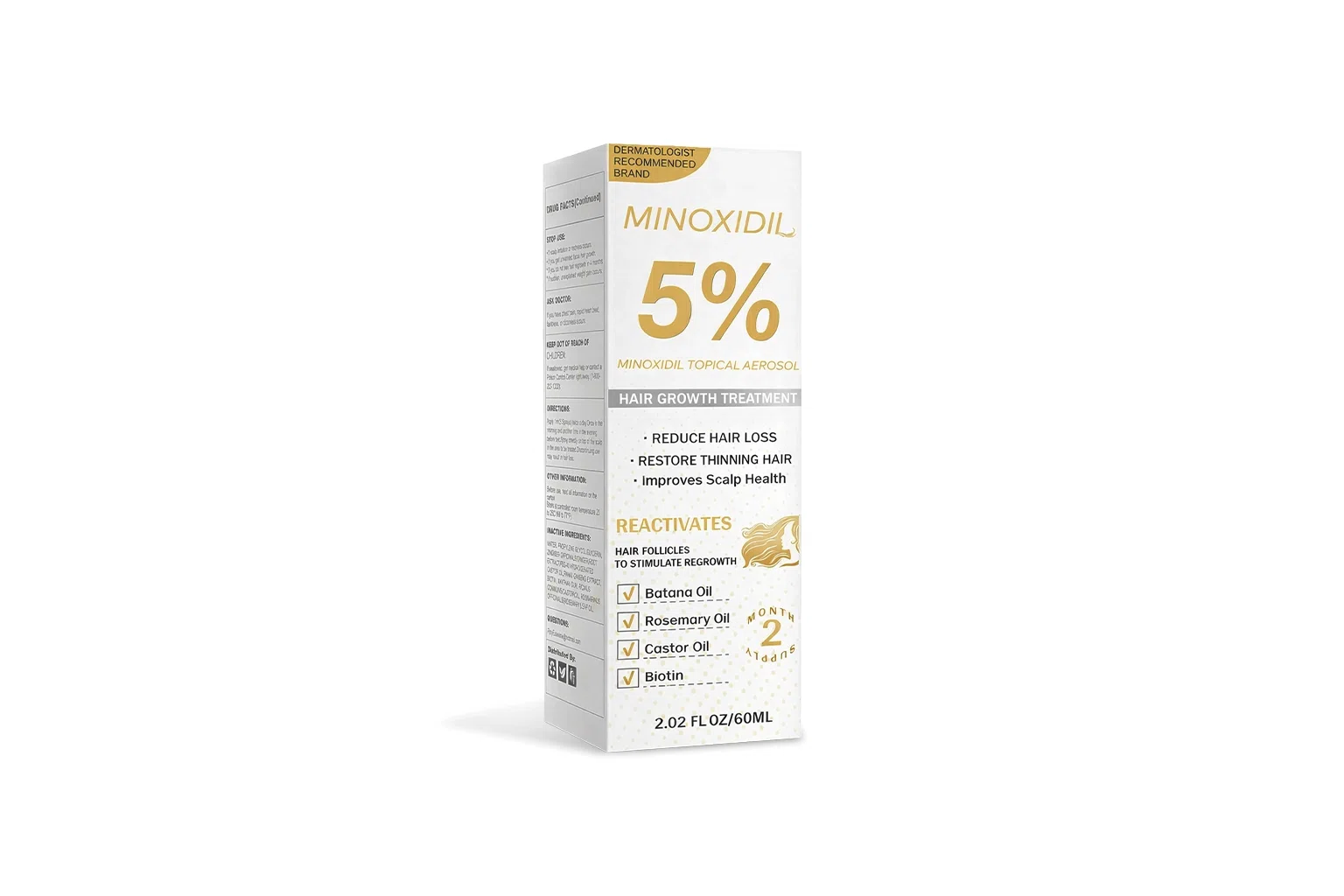 Minoxidil For Men And Women, Hair Growth Biotin Serum product image