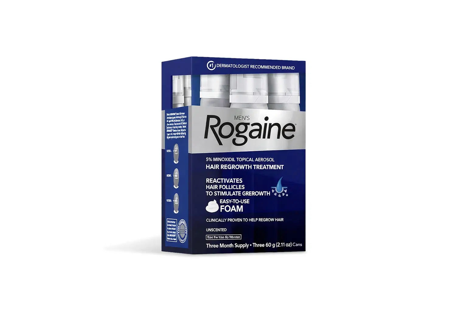 Rogaine Men's 5% Minoxidil Foam For Hair Regrowth product image